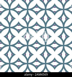 Seamless geometric ornamental vector pattern. Abstract background Stock Vector