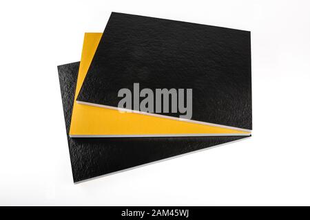16 mm Soundproof Adhesive Melamine Sponge. Acoustic soundproofing foam. Stock Photo