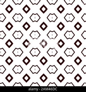 Seamless geometric ornamental vector pattern. Abstract background Stock Vector