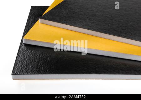 16 mm Soundproof Adhesive Melamine Sponge. Acoustic soundproofing foam. Stock Photo
