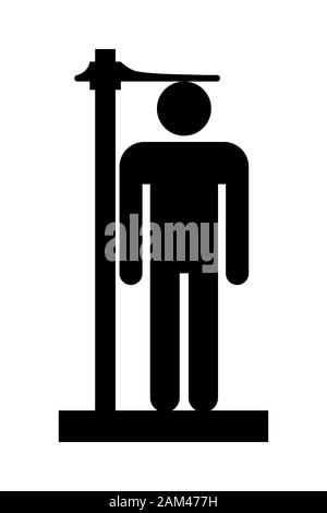 Height measurement Black and White Stock Photos & Images - Alamy