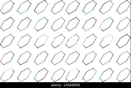 Seamless geometric ornamental vector pattern. Abstract background Stock Vector