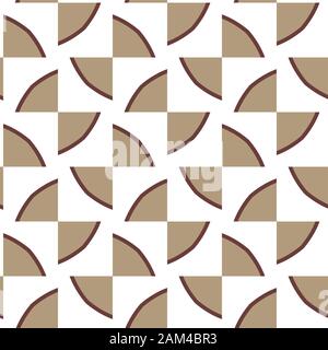 Seamless geometric ornamental vector pattern. Abstract background Stock Vector