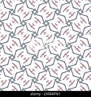 Geometric ornamental vector pattern. Seamless design texture. Stock Vector