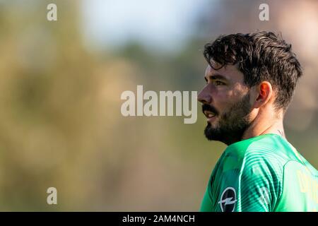 Marbella, Spain. 11th Jan, 2020. football, Dutch eredivisie, season 2019-2020, Borussia Dortmund goalkeeper Roman Burki, during the friendly match Borussia Dortmund - Feyenoord, Credit: Pro Shots/Alamy Live News Stock Photo