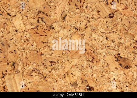 Close-up of a brown background with natural cork texture - High resolution and full frame Stock Photo