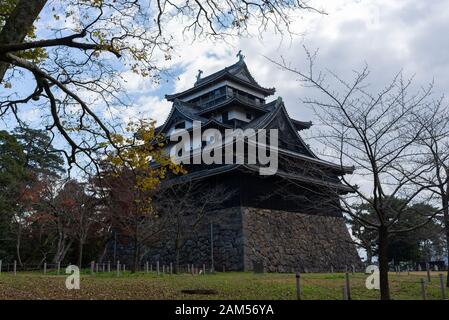 Japanese ancient castle - Matsue Castle - Matsue, Shimane, Japan Stock Photo