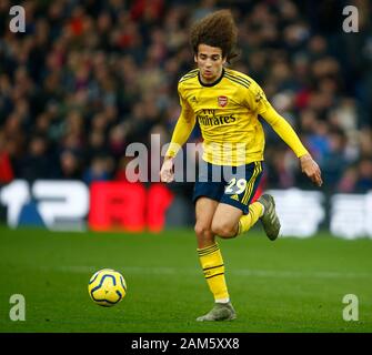 London, UK. 11th Jan 2020. Matteo Guendouzi of Arsenal during English Premier League match between Crystal Palace and Arsenal on January 11 2020 at Selhurst Park Stadium, London, England. (Photo by AFS/Espa-Images) Credit: Cal Sport Media/Alamy Live News Stock Photo