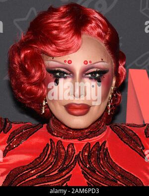 10 January 2020 - Beverly Hills, California - Raven. Netflix's ''AJ And The Queen'' Season 1 Premiere at The Egyptian Theatre in Hollywood. (Credit Image: © Billy Bennight/AdMedia via ZUMA Wire) Stock Photo