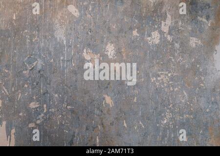 vintage wall background, old plaster texture  - Stock Photo