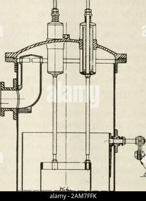 Electrical news and engineering . ccompanying diagrams illustrate the present de-velopment of the electric steam generator. Fig. 1 shows a cross section of one of the three tanks of?A 25,000 kw.. 6,600-volt unit. The electrode is supported atthree points to give mechanical stiffness. The feed wateris deflected around the sides of the tank by the funnel The Generation of Steam by Electricity by K. T. Kaelin. shaped casting shown in the bottom of the tank. It isfound in operation that this method improves the circula-tion of water in the generator, and consequently lessensthe tendency to prime.