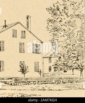 History of the town of Richmond, Cheshire County, New Hampshire, from its first settlement, to 1882 . t^—???^^aiiciu^r^^^EEJj^ *^*^.^-^-i^ The Old Wakekielu Tavern. Stock Photo
