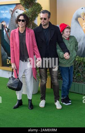 Minnie Driver, Addison ODea And Son Henry Story Driver Attend The