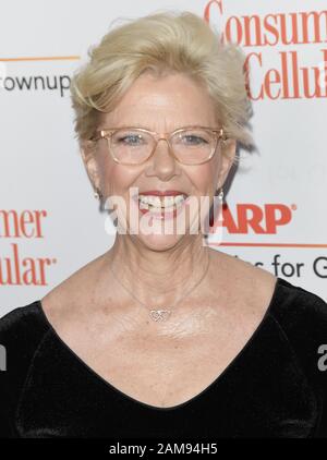 Annette Bening arrives at the AARP The Magazine's 19th Annual Movies For Grownups Awards held at the Beverly Wilshire, Four Seasons Hotel in Beverly Hills, CA on Saturday, ?January 11, 2020.  (Photo By Sthanlee B. Mirador/Sipa USA) Stock Photo