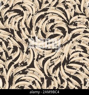 Seamless pattern of abstract tricolor torn shapes. Texture for fabrics or wrapping paper. Stock Vector
