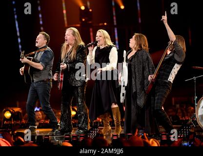 Berlin, Germany. 11th Jan, 2020. The band The Kelly Family will be on stage at the show 'Schlagerchampions - Das große Fest der Besten'. Credit: Britta Pedersen/dpa-Zentralbild/dpa/Alamy Live News Stock Photo