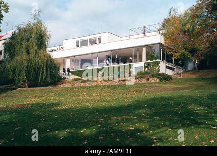 Brno, Moravia, Czech Republic - Oktober 27 2018: Villa Tugendhat, a Famous Modernist House Designed by Ludwig Mies van der Rohe in the International S Stock Photo