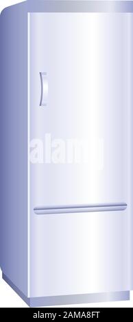 Fridge freezer icon. Cartoon of fridge freezer vector icon for web design isolated on white background Stock Vector