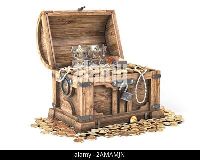 Small treasure chest Stock Photo - Alamy