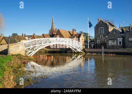 Chinese bridge in Godmanchester Stock Photo