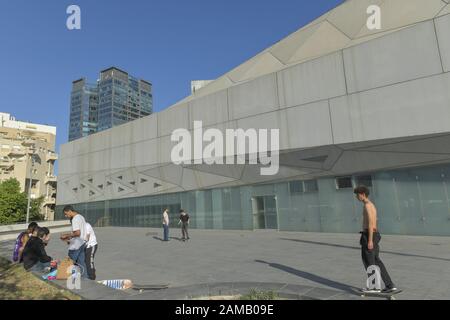Herta and Paul Amir Building - Museum of Art, Tel Aviv, Israel Stock Photo