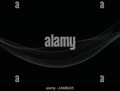 Cyber or technology background.Vector illustration. Stock Vector