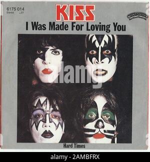 Kiss - I Was Made For Loving You - Classic vintage rock 7'' vinyl