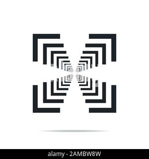 Geometric Square Space Business Company Stock Vector Logo Design Stock Vector