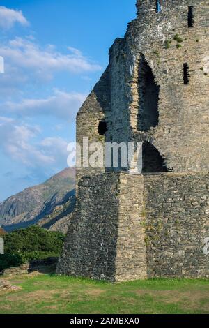 Dolbadarn Castle in Llanberis, Snowdonia National Park, North Wales Stock Photo
