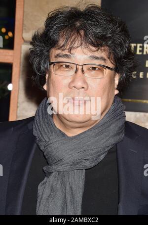 CENTURY CITY, CA - JANUARY 11: (L-R) Kwak Sin Ae, Song Kang Ho, Bong Joon Ho, Lee Jeong-eun and Jin Won Han attend the 2020 Los Angeles Critics Association (LAFCA) Awards Ceremony at InterContinental Los Angeles Century City on January 11, 2020 in Los Angeles, California.CENTURY CITY, CA - JANUARY 11: Song Kang Ho, Lee Jeong-eun, Bong Joon Ho attends the 2020 Los Angeles Critics Association (LAFCA) Awards Ceremony at InterContinental Los Angeles Century City on January 11, 2020 in Los Angeles, California.CENTURY CITY, CA - JANUARY 11: Bong Joon Ho attends the 2020 Los Angeles Critics Associati Stock Photo