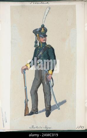 Russia, Russian Soldier, 1813 (part 2)  Russia, Russian Soldier, 1813 [part 2].; Russia, Russian Soldier, 1813 [part 2]. Stock Photo