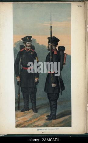 Russia, Russian Soldier, 1855 (part 1)  Russia, Russian Soldier, 1855 [part 1].; Russia, Russian Soldier, 1855 [part 1]. Stock Photo