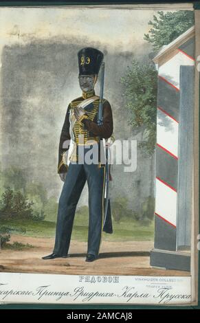 Russia, Russian Soldier, 1855 (part 1)  Russia, Russian Soldier, 1855 [part 1].; Russia, Russian Soldier, 1855 [part 1]. Stock Photo