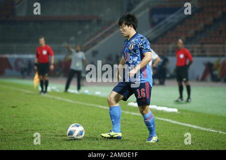 Rangsit, Thailand. 9th Jan, 2020. Japan's Yuki Soma during the AFC U-23 Championship Thailand 2020 Group B match between Japan 1-2 Saudi Arabia at Thammasat Stadium in Rangsit, Thailand, January 9, 2020. Credit: AFLO/Alamy Live News Stock Photo