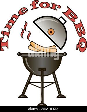 Different special tools for barbecue party. Bbq grill and tools vector illustration. Stock Vector