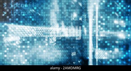 Digital background matrix information technology and internet concept Stock Photo