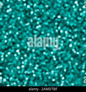 Abstract green and blue color bokeh. Defocused background. Seamless square texture. Stock Photo