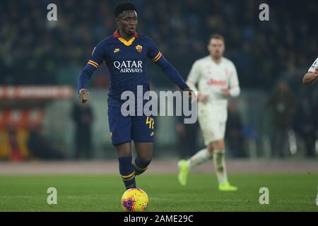 Rome, Italy. 12th Jan, 2020. Rome, Italy - 12 January, 2020: DIAWARA in action during the Italian Serie A soccer match AS Roma vs FC Juventus, at Olympic Stadium in Rome on 12/01/2020 Credit: Independent Photo Agency/Alamy Live News Stock Photo