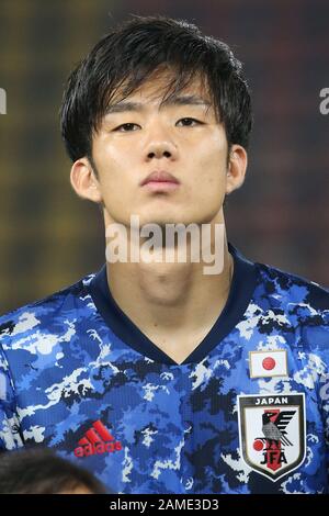 Rangsit, Thailand. 9th Jan, 2020. Japan's Makoto Okazaki before the AFC U-23 Championship Thailand 2020 Group B match between Japan 1-2 Saudi Arabia at Thammasat Stadium in Rangsit, Thailand, January 9, 2020. Credit: AFLO/Alamy Live News Stock Photo