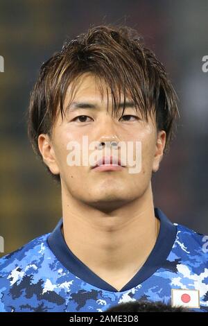 Rangsit, Thailand. 9th Jan, 2020. Japan's Koki Ogawa before the AFC U-23 Championship Thailand 2020 Group B match between Japan 1-2 Saudi Arabia at Thammasat Stadium in Rangsit, Thailand, January 9, 2020. Credit: AFLO/Alamy Live News Stock Photo