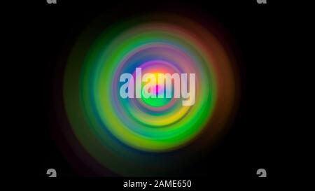 Beautiful colorful geometric circle splash illustration Stock Photo