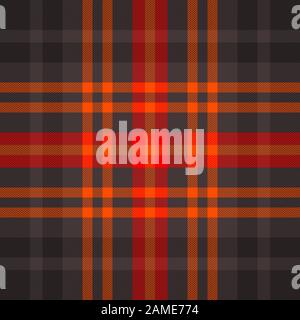 Tartan plaid pattern seamless. Herringbone woven texture. Check for flannel shirt, blanket, throw, or other modern textile design. Vector illustrator Stock Vector