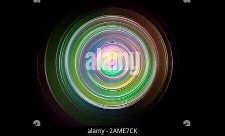 Colorful circle fractal concept. Beautiful background Stock Photo