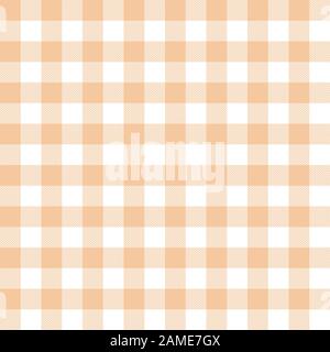 Gingham check plaid tartan pattern. Herringbone texture. Seamless tile for scarf, shirt, blanket, throw, or other winter fashion fabric designs. Stock Vector