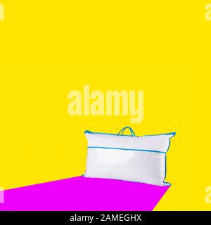 pillows or pillow bed on a background new Stock Photo