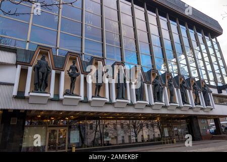 Vilnius, Lithuania - December 16, 2019: Lithuanian National Opera and Ballet Theatre is an opera house and ballet theatre in Vilnius Stock Photo