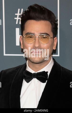 Daniel Levy attendss the 25th Annual Critics' Choice Awards at Barker Hangar in Santa Monica, Los Angeles, California, USA, on 12 January 2020. Stock Photo