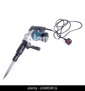 Power Tools or Hammer drill on background new Stock Photo