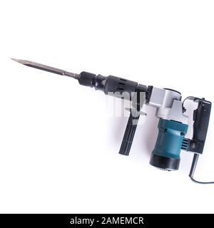 Power Tools or Hammer drill on background new Stock Photo
