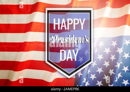 banner sale in honor of Independence Day celebration on July 4 in